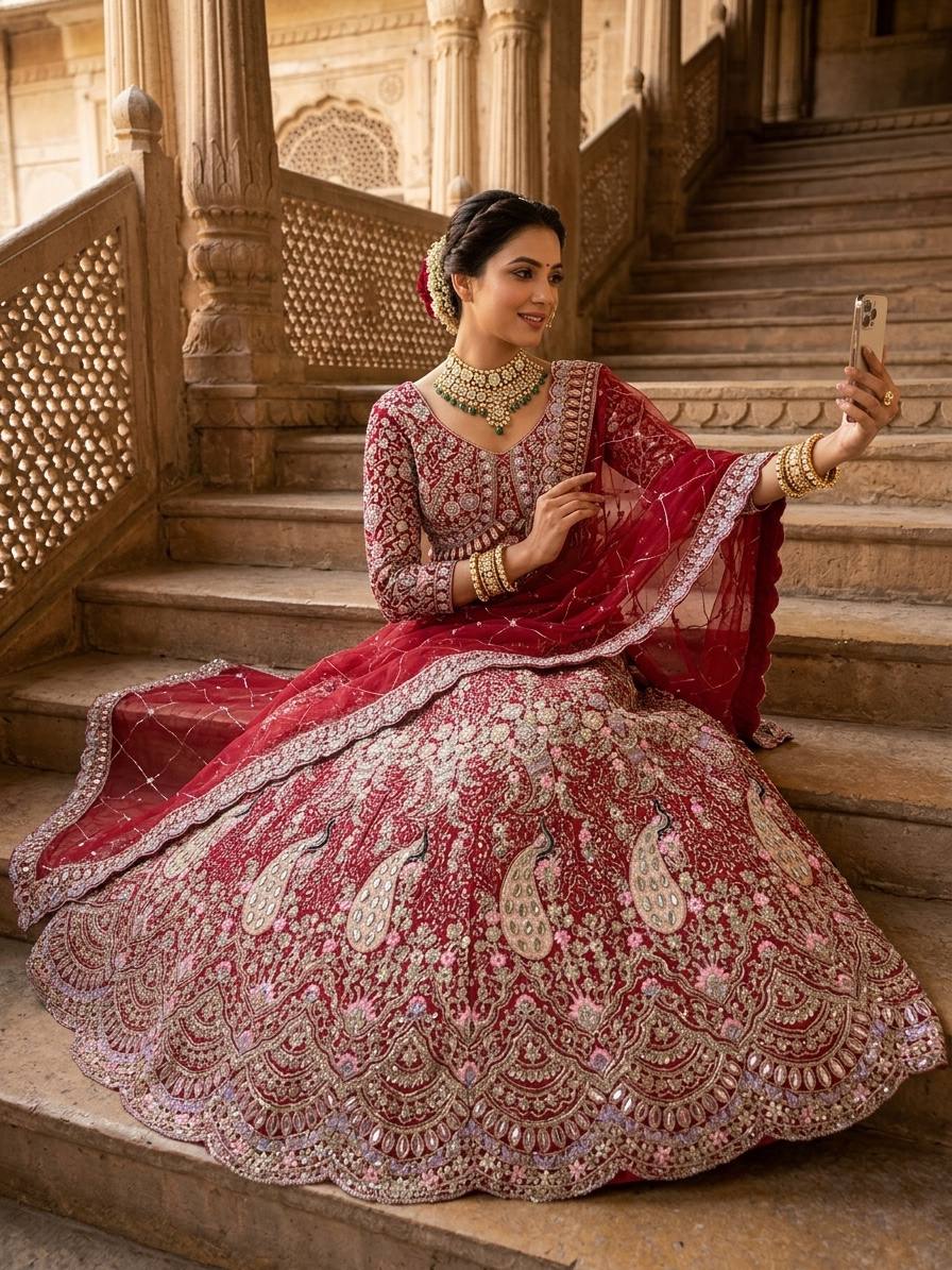 Premium Soft Butterfly Net Lehenga Choli With Coding Sequins Work