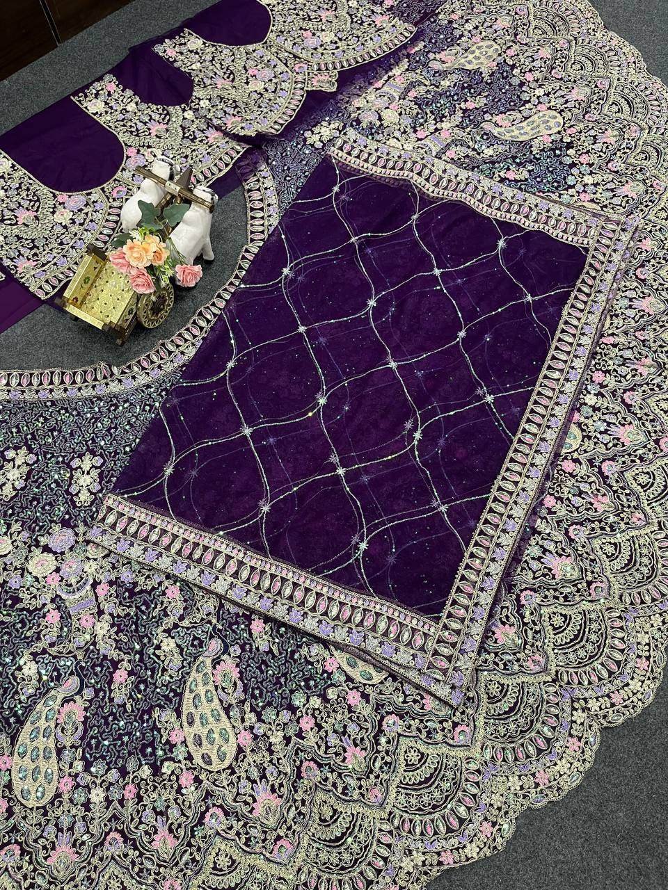 stunning Soft Butterfly Net Lehenga Choli
