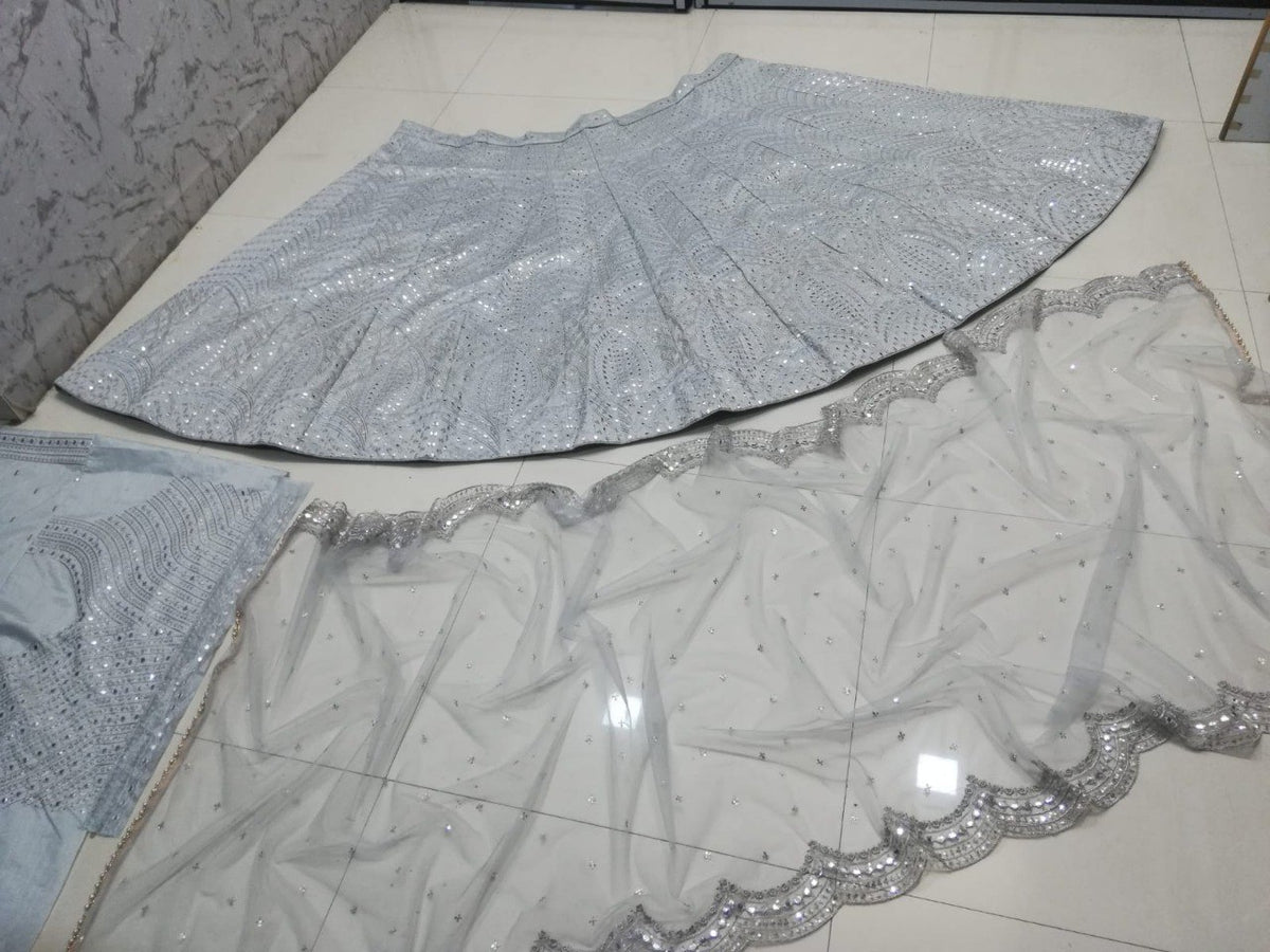 Premium Faux Georgette Lehenga Choli Set