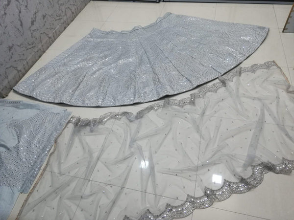Premium Faux Georgette Lehenga Choli Set