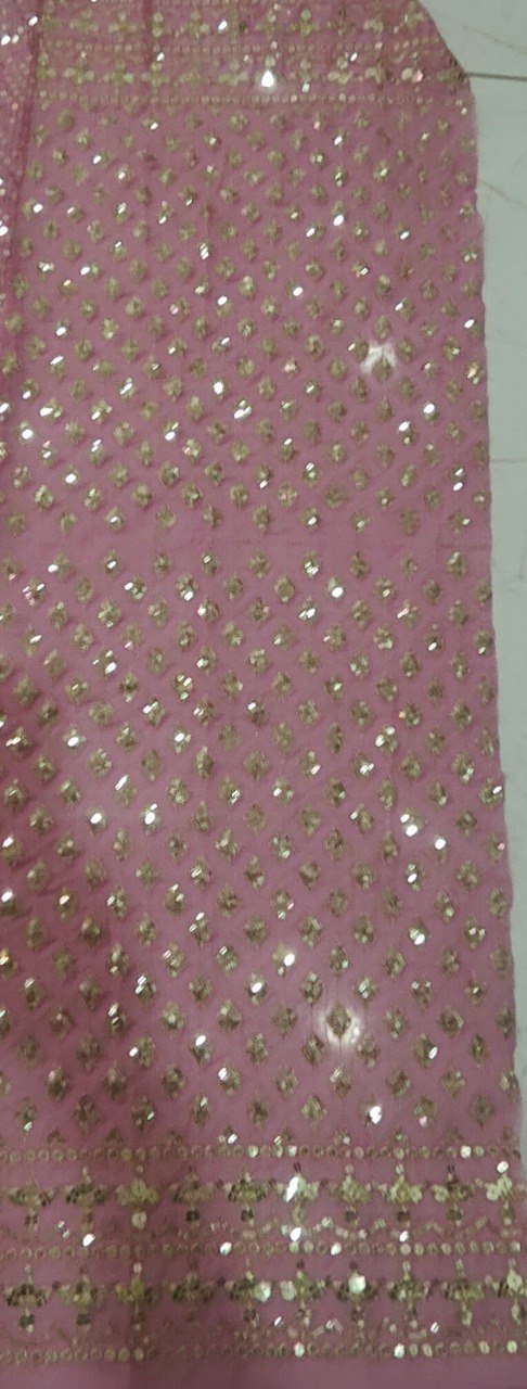 Exquisite Bottle pink Sequence Embroidery Lehenga Set