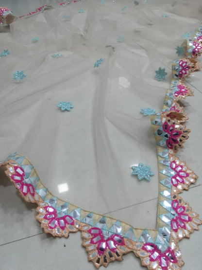 Butterfly Net Mirror-Work Lehenga choli set