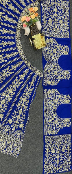 Elegant Faux Georgette Lehenga Choli Set