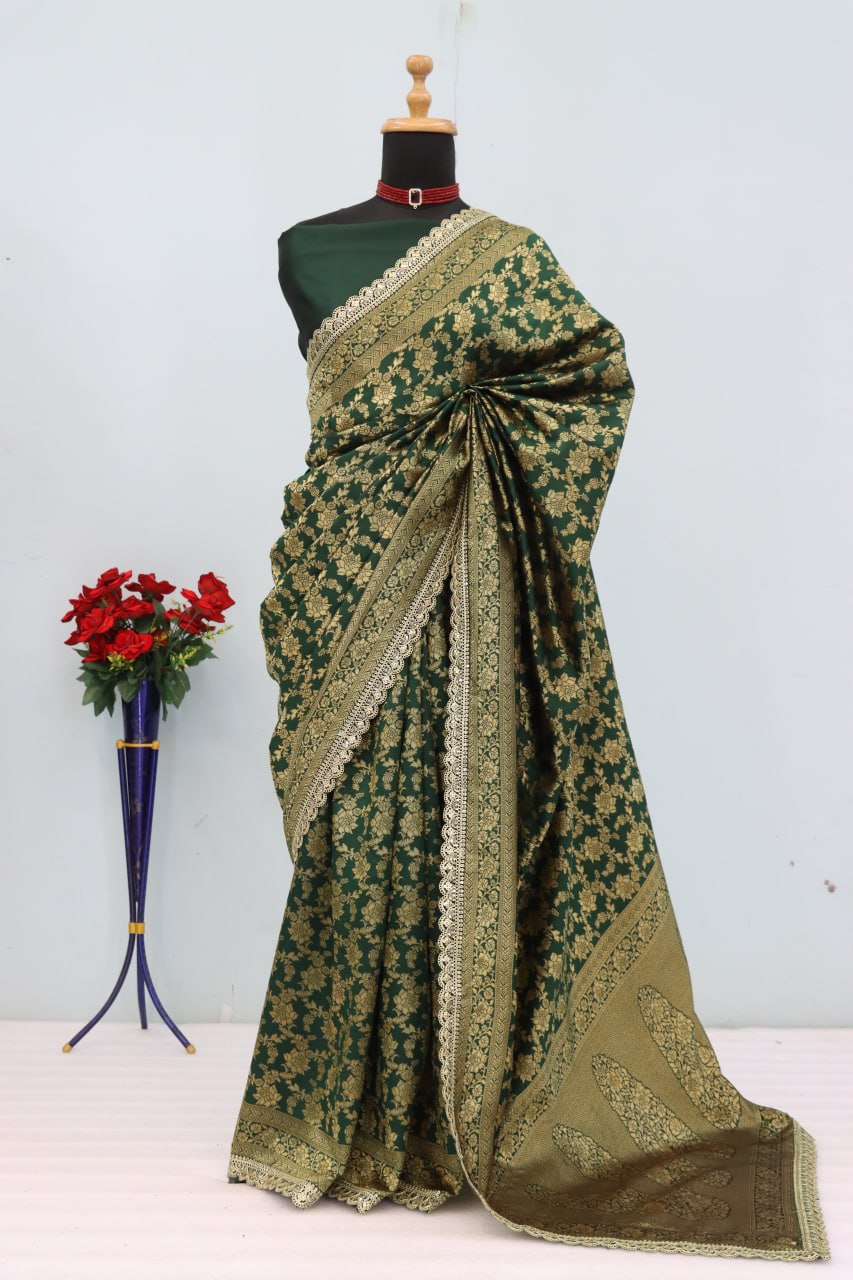 Kanjeevaram Silk Saree With Blouse Piece