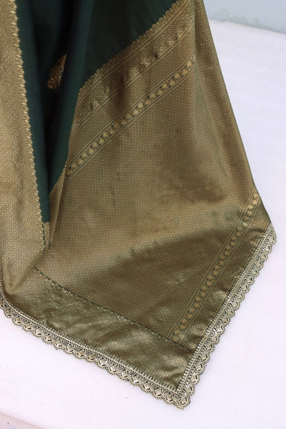 Banarasi Silk Saree With SIlk Blouse Piece For Women