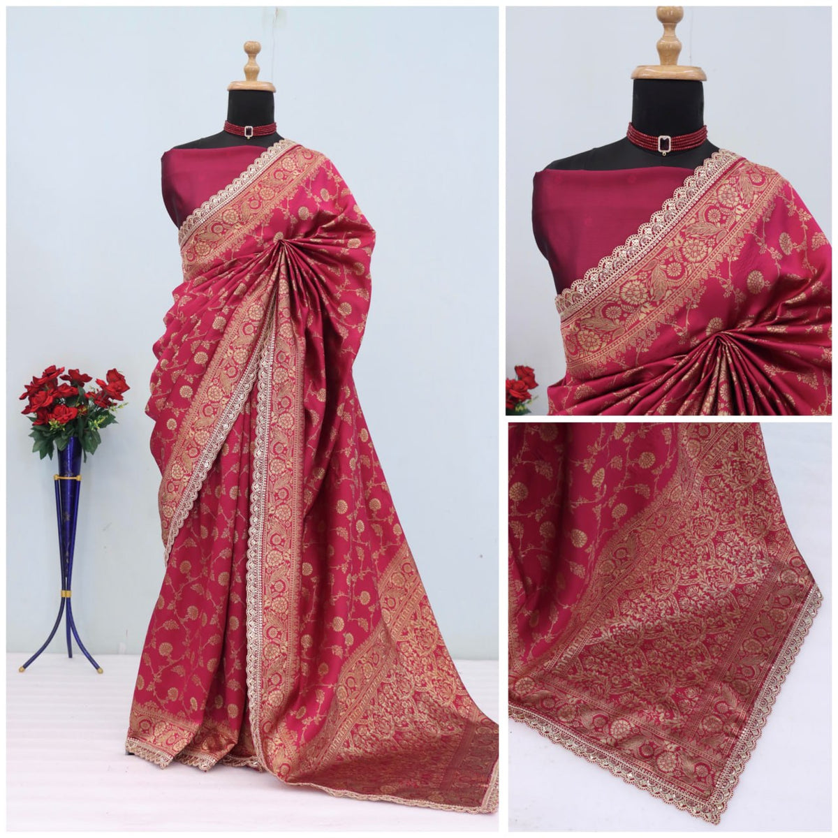 Banarasi Silk Saree Blouse