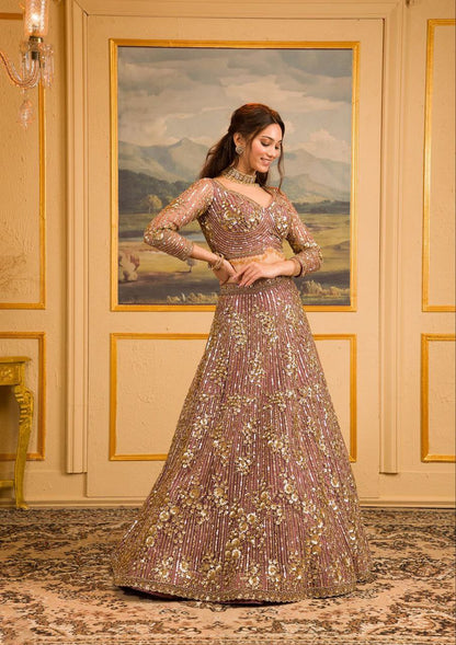 Latest Georgette Embroidery Thread Lehenga Choli