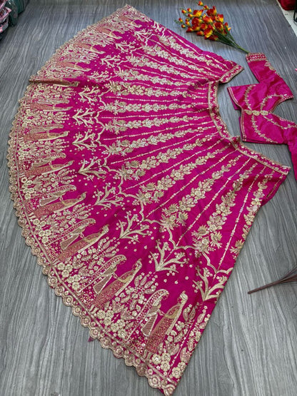 Wedding Wear Silk Lehenga Choli