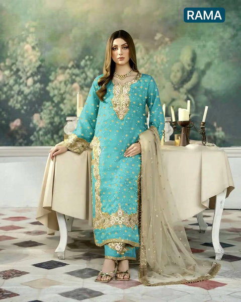 Latest Jimmy Cho Embroidery Salwar Suit