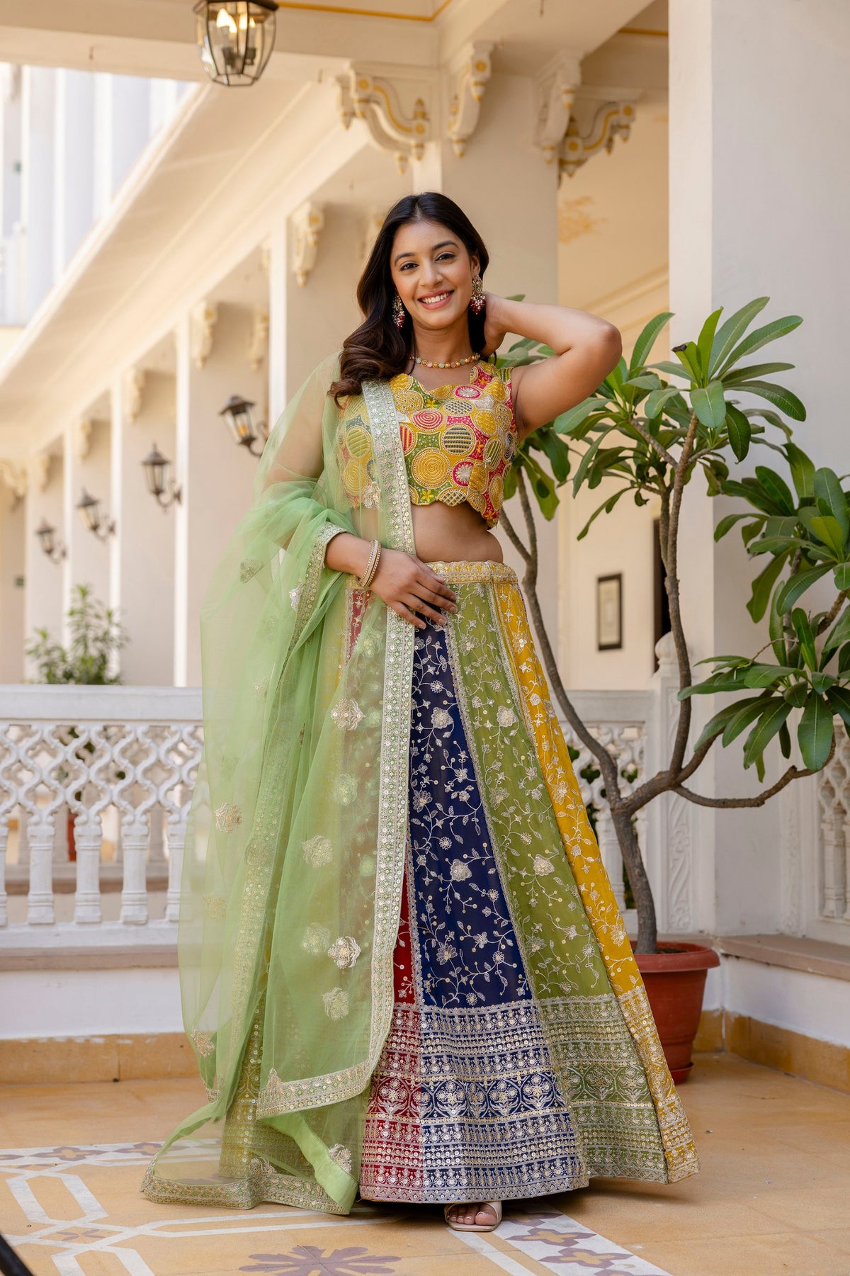 Latest Georgette Multi Thread Sequence Lehenga Choli