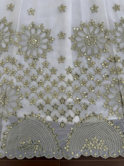 Elegant Faux Georgette Lehenga Choli with Sequence Thread Work