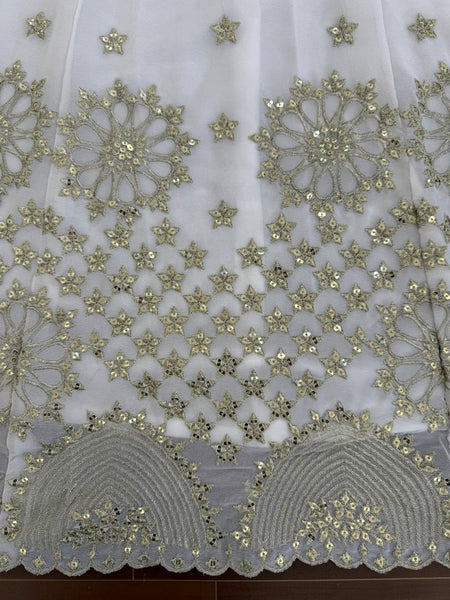 Elegant Faux Georgette Lehenga Choli with Sequence Thread Work