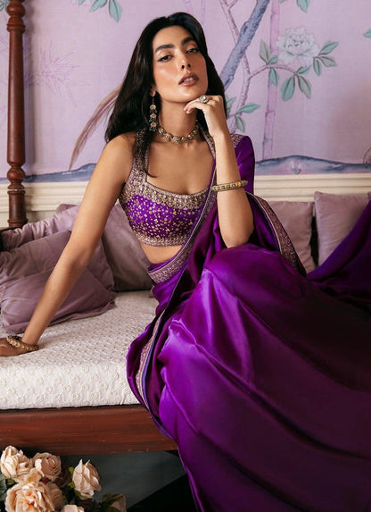 Satin Silk Saree Blouse