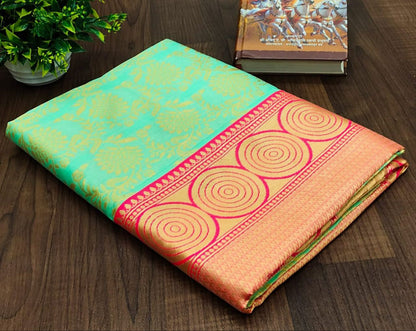 Latest Designer Soft art silk Saree Blouse Design online