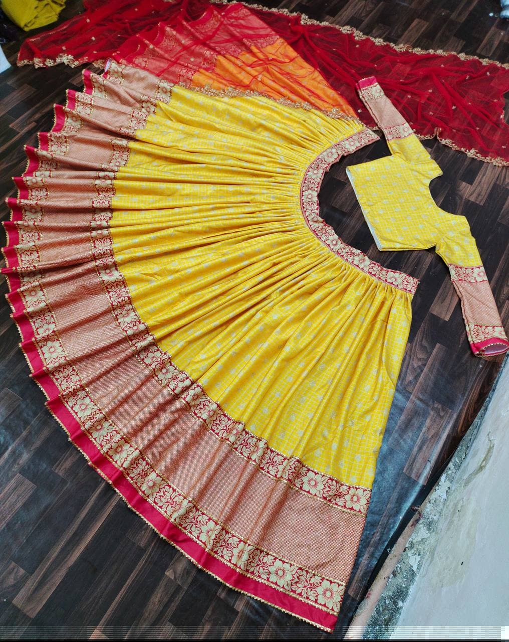 Digital printed Rayon Latest Lehenga Blouse Design For Women