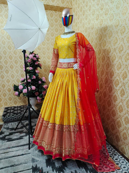 Digital printed Rayon Latest Lehenga Blouse Design For Women