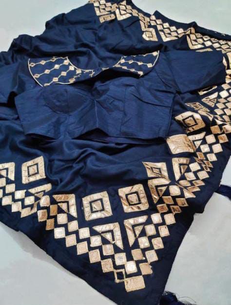 Stunning Gota Patti Work Designer Saree Bouse online for women