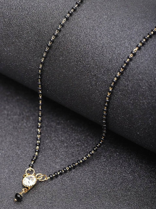 Designer American Diamond jewellery Mangalsutra for women
