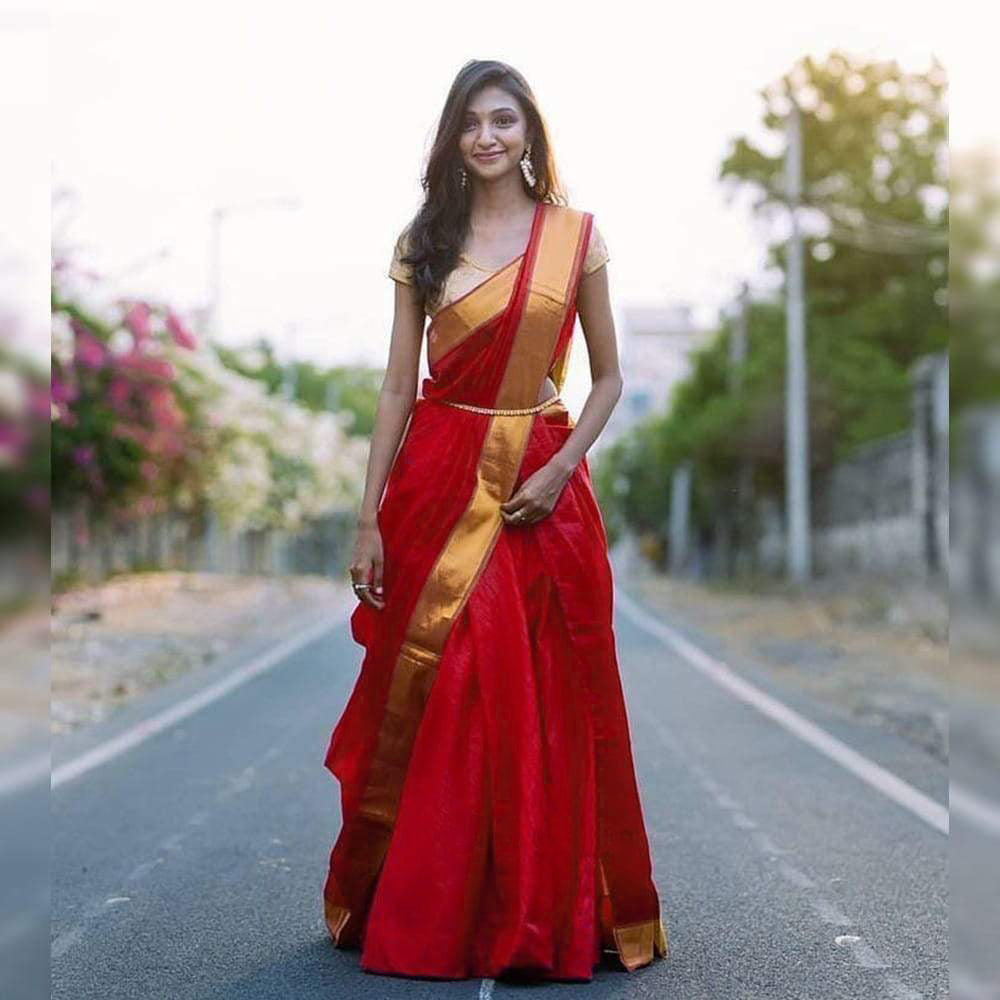 Designer Banarasi Taffeta Silk Latest Lehenga Choli