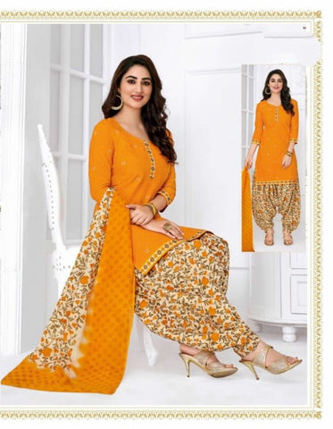 Bootylicious Mustard Cotton Printed New Salwar suit design online