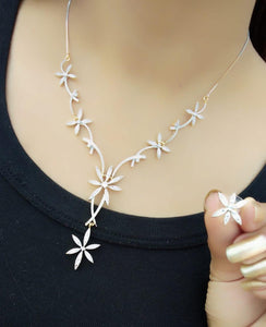 Gorgeous White Diamond Artificial Necklace Design Set