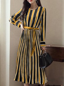 Striking Black & Mustard Poly Rayon Digital Printed Western Gown