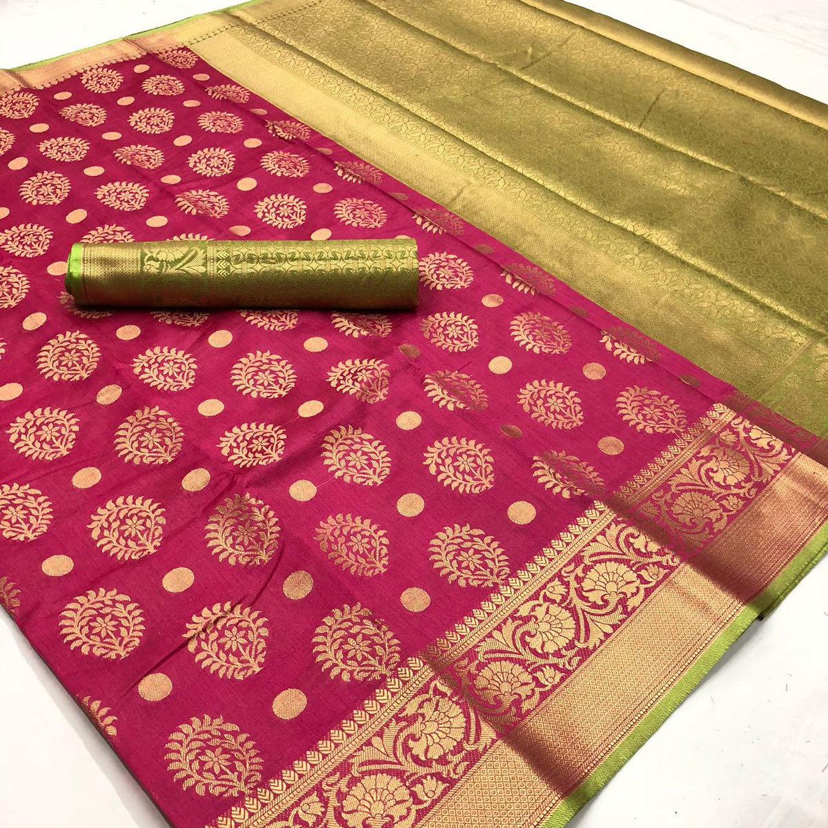 Devastating Rani Crystal Silk With Rich Pallu Designer Saree for Women