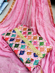 Glorious Pink Fancy Printed Designer Salwar Suit for Women