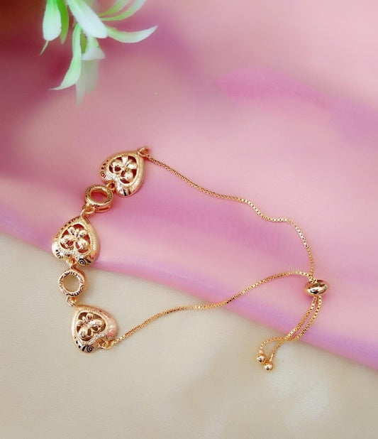 Staggering Golden Colored Imitation Bracelet for Women
