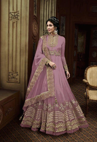 Dazzling Floral Color Butterfly Net Thread Viscous Glitter Sequence Work Salwar Suit