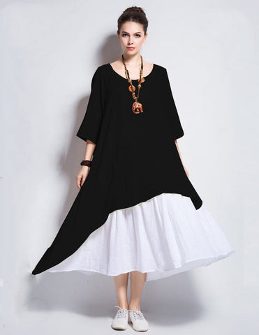 Function Wear Black Color Cotton Plain Full Stitched Top And Chaniya For Women