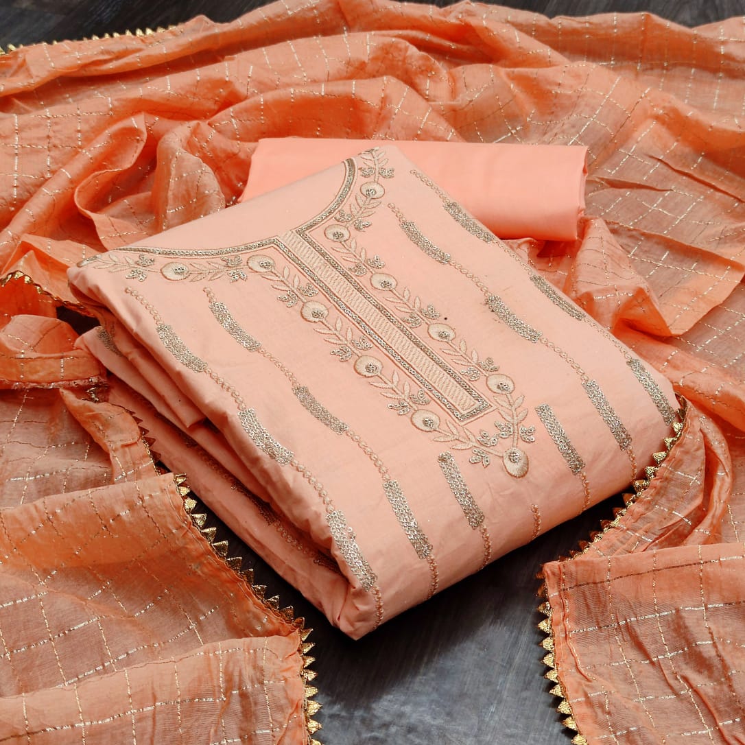 Beautiful Embroidered Design Work Diable Fancy Silk Party Wear Salwar Suit