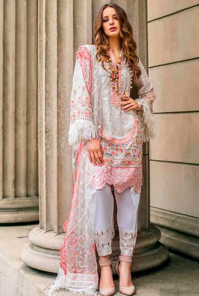 Party Wear  Net Embroidered Work Salwar Suit For Women