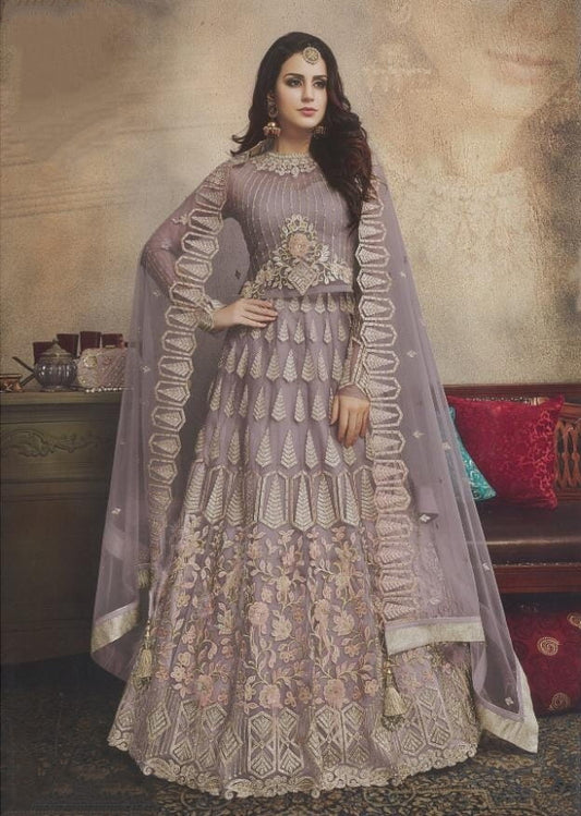 Hypnotic Fancy  Color Function Wear Butterfly Bridal Net Designer Stone Embroidered Work Lehenga Choli For Women
