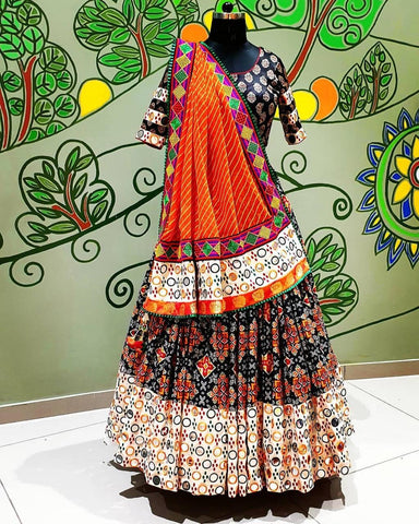 Phenomenal Wear Multi Color Soft Butter Silk Designer Digital Printed Fancy Lehenga Choli for women