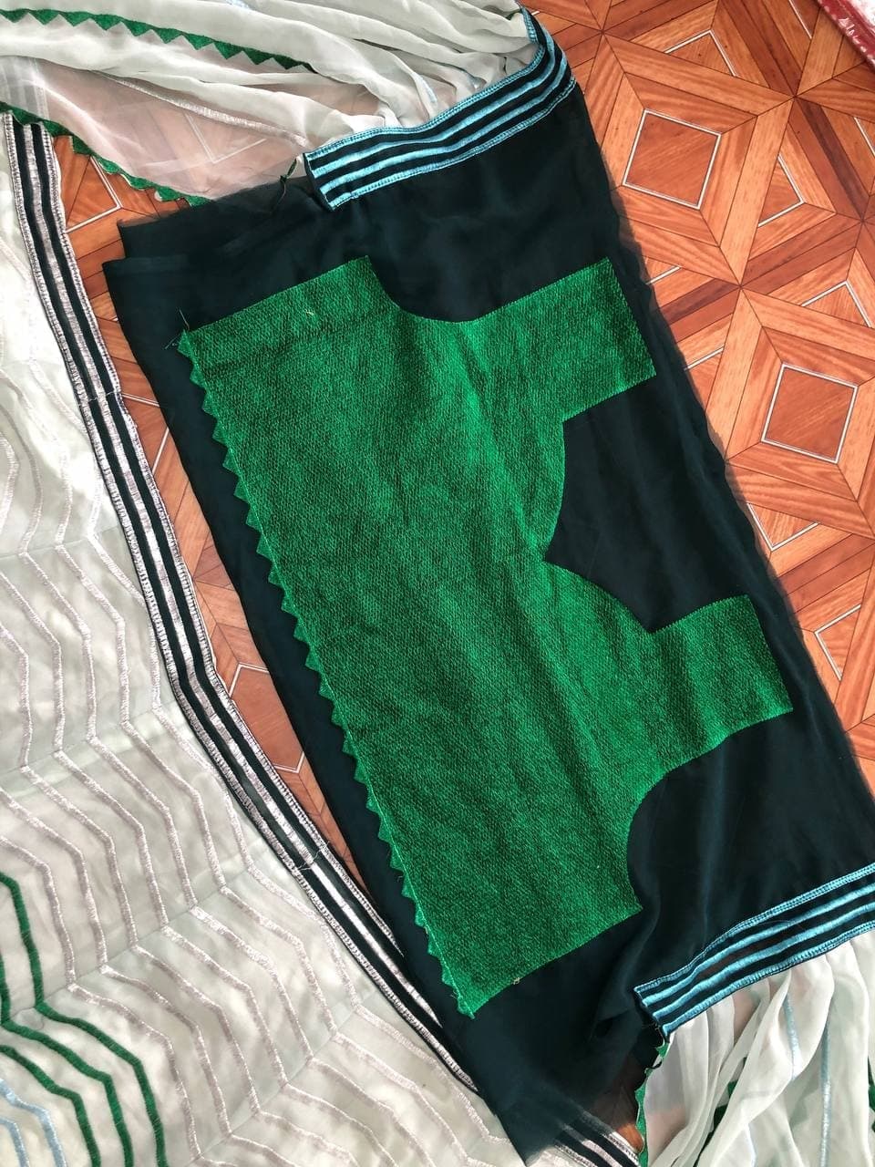 Green Color Occasion Wear Georgette Embroidered Work Lehenga Choli