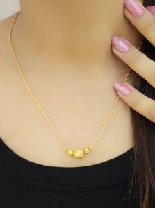 Amazaballs Golden Artificial Regular Wear Necklace For Women