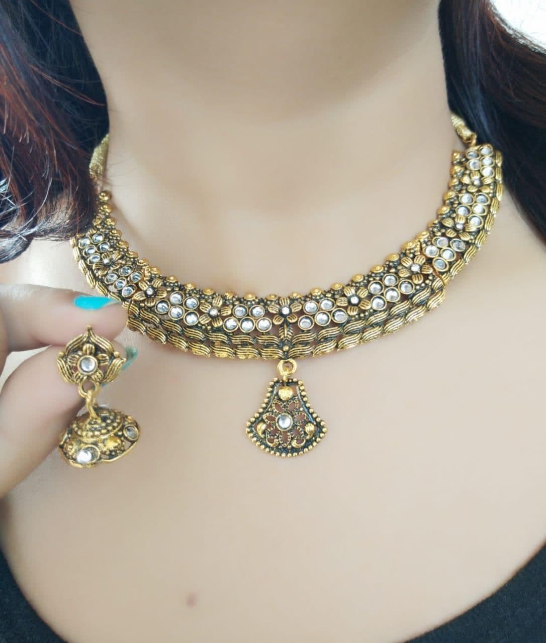 Dismaying Imitation Stone Necklace Set For Women