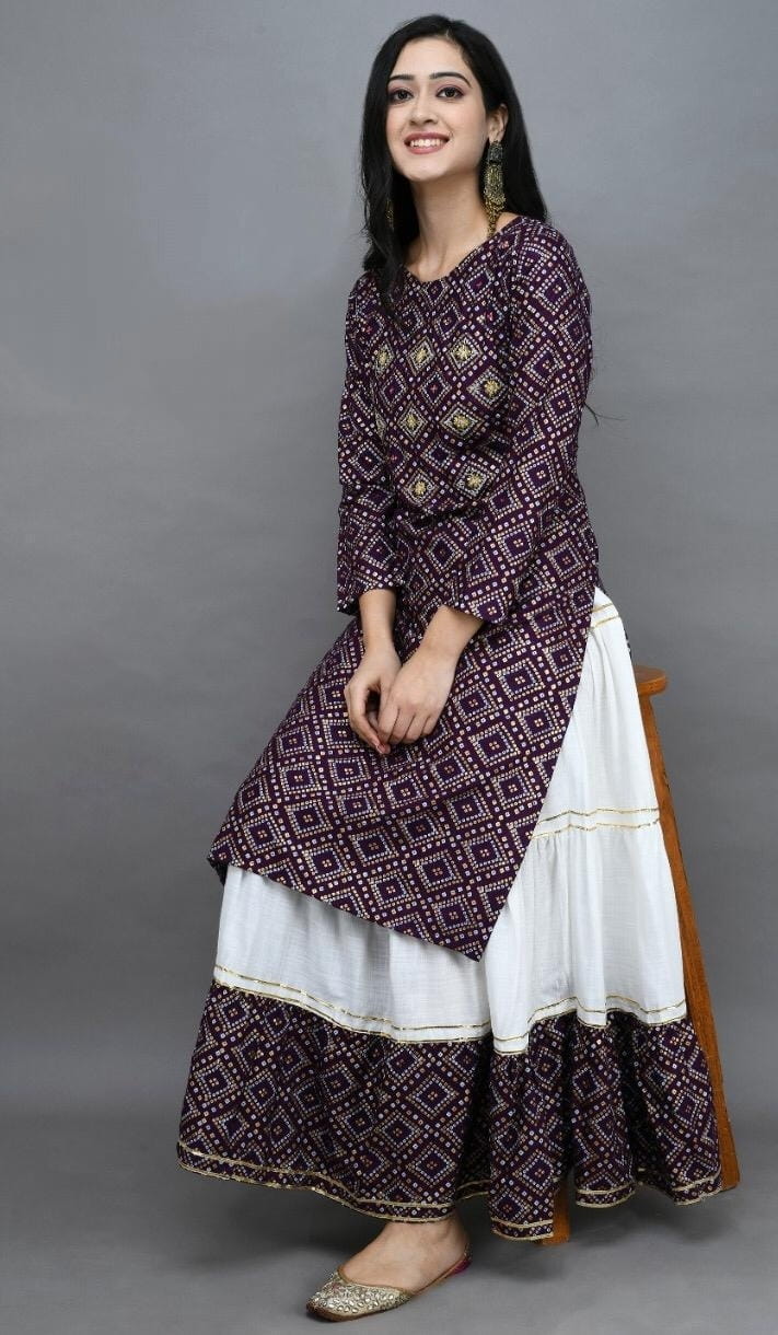 Latest Plus Size Kurtis For Women - ADIRICHA | Churidhar designs, Indian  fashion, Maroon anarkali dress