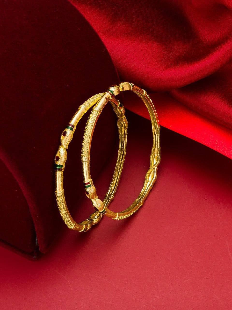 Delightful Artificial Festive Wear Bangles Set For Ladies