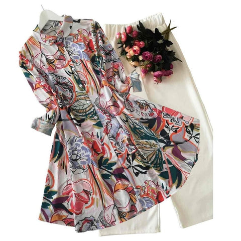 Multi Colored American Crap Digital Print Plazo Top For Party Wear MINIAB122G