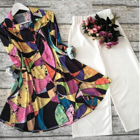 Divine Multi Colored American Crap Digital Print Plazo Top For Party Wear MINIAB122A