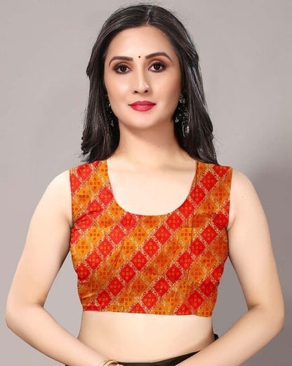 Coffee color Georgette Digital printed saree