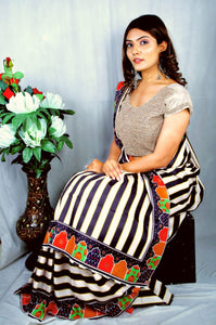 Party Wear Banglori Silk Revert Moti Blouse Designer Saree