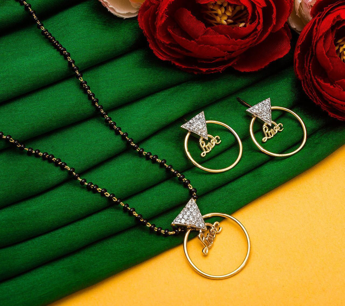 Lovely Imitation Mangalsutra Set