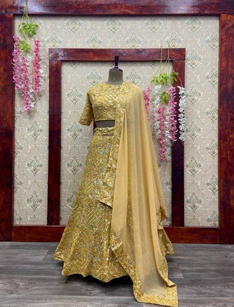 Georgette Embroidered bridal lehenga Blouse Design for women