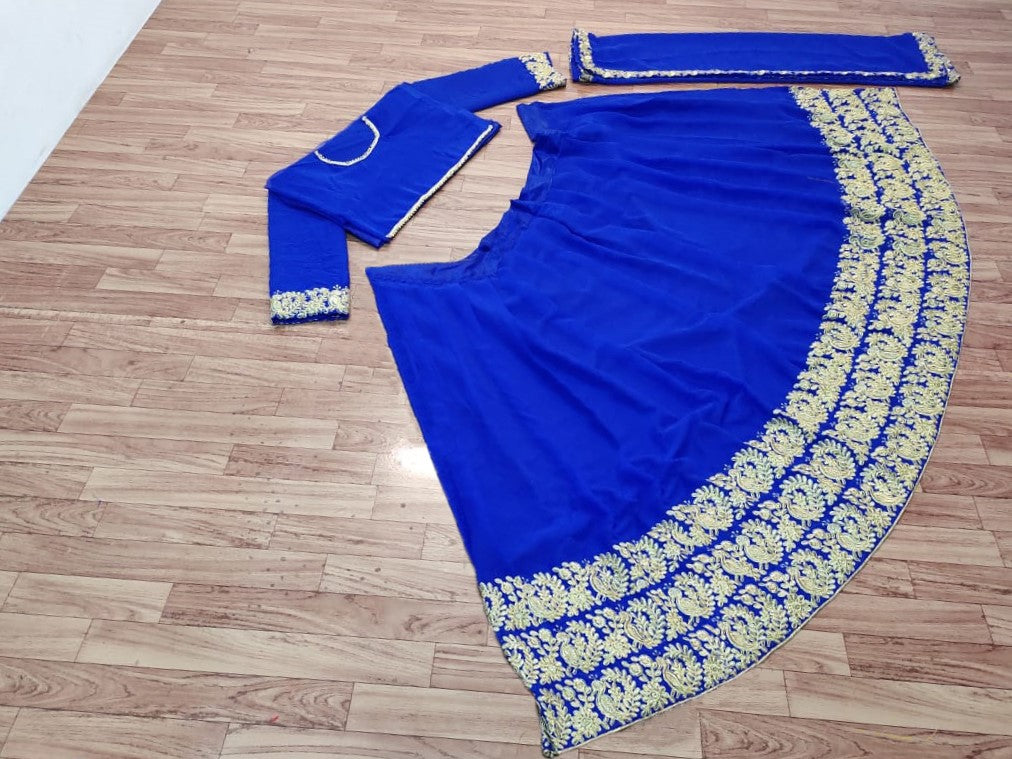 Latest Embroidered Georgette Lehenga Choli