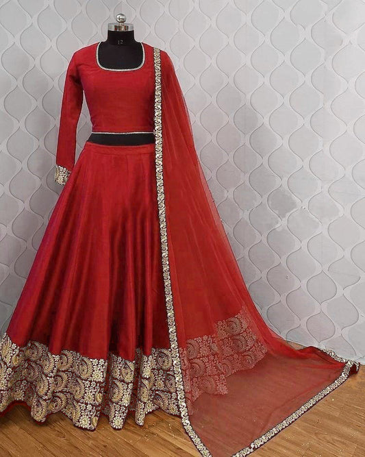 Latest Embroidered Georgette Lehenga Choli