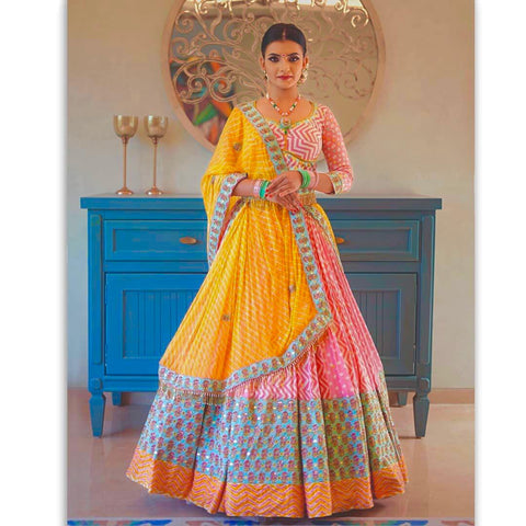 Latest Heavy Digital Print Navaratri Special Lahenga Choli