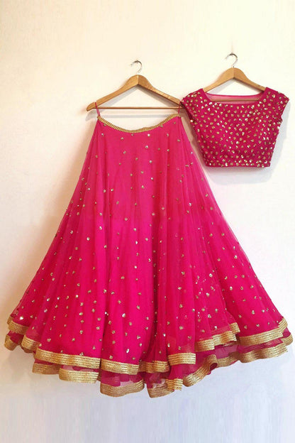Rani Color Designer Embroidered Lehenga Choli